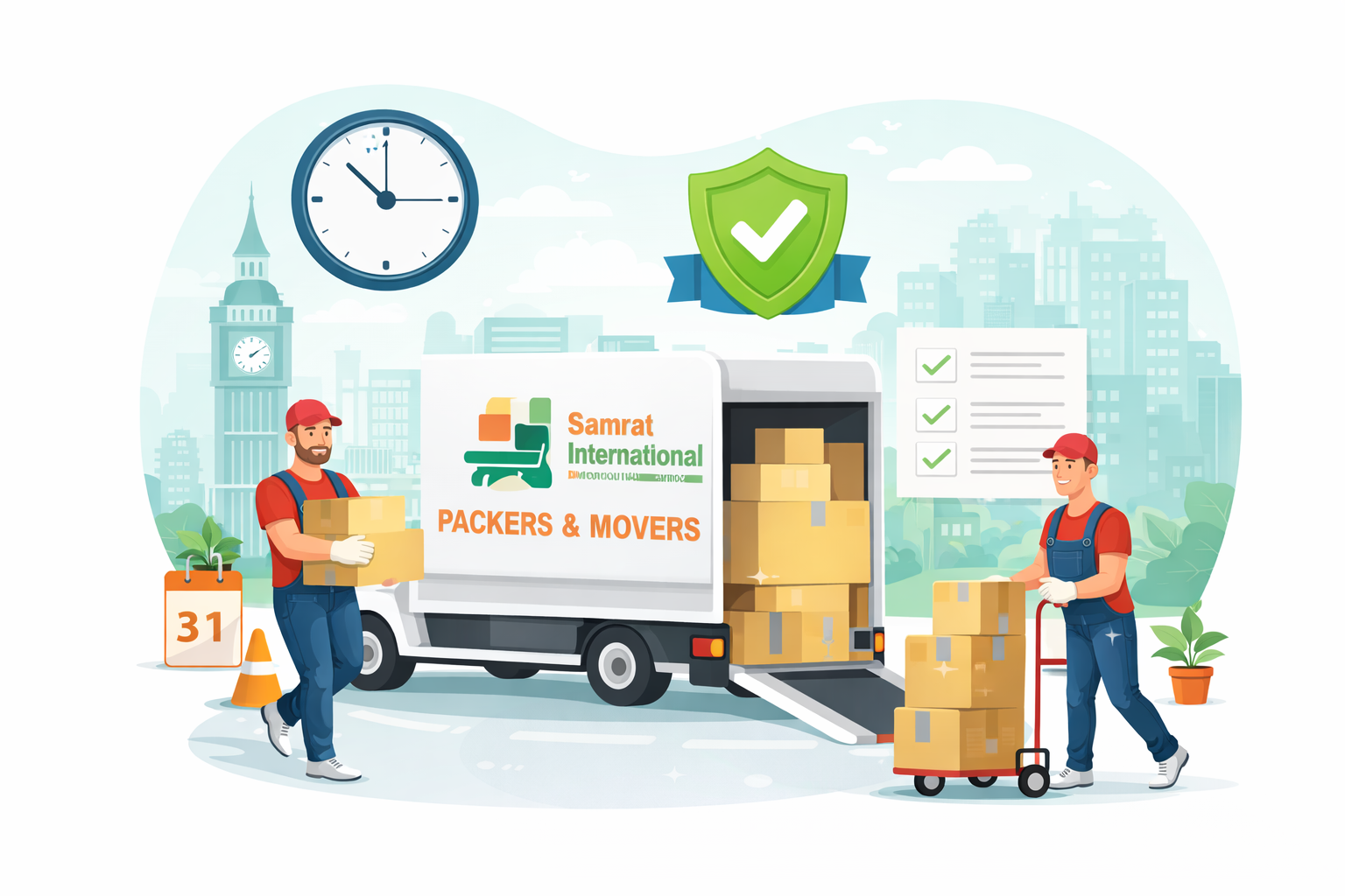 On Time Delivery Packers Movers
